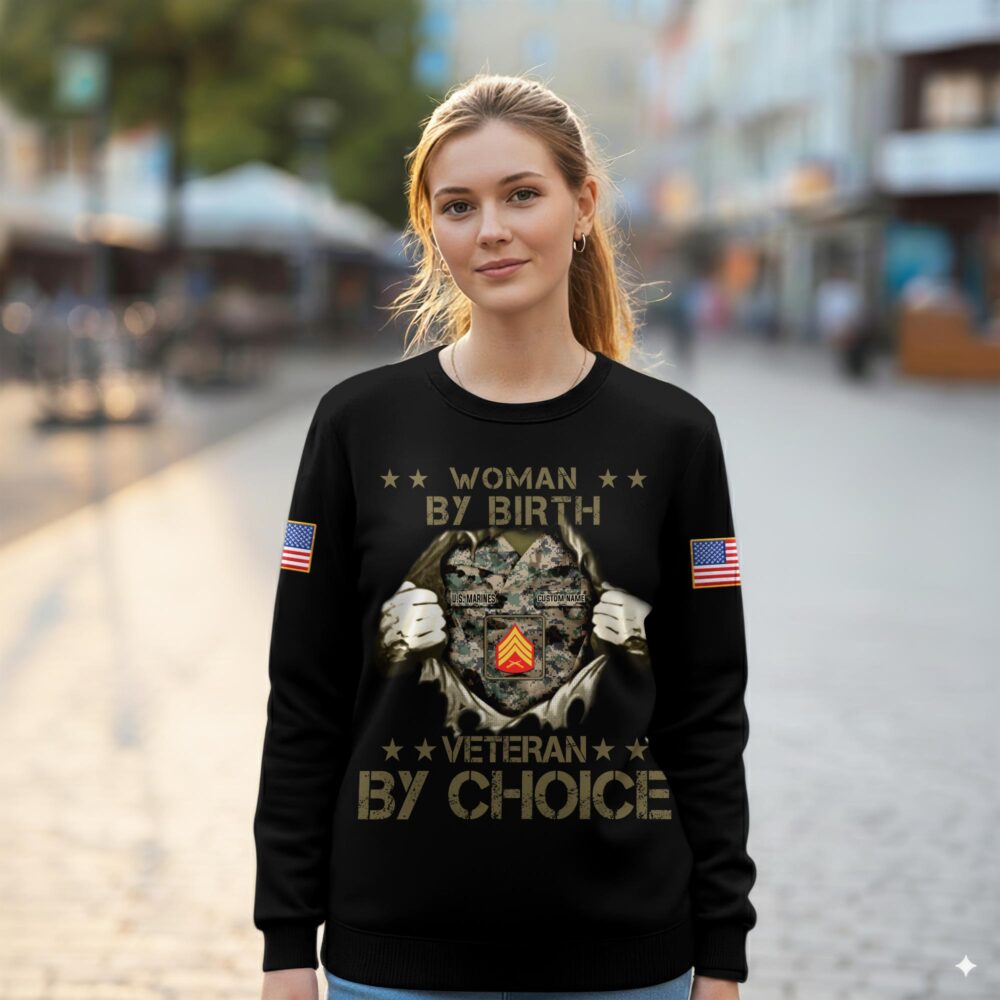 US Marine Corps, Proud To Have Served - Women Sweatshirt - Image 2