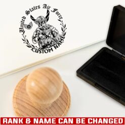 US Air Force, All Gave Some, Some Gave All - Personalized Military Wooden Stamp