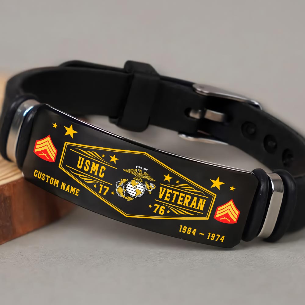 US Marine Corps, No One Fights Alone - Bracelet - Image 4