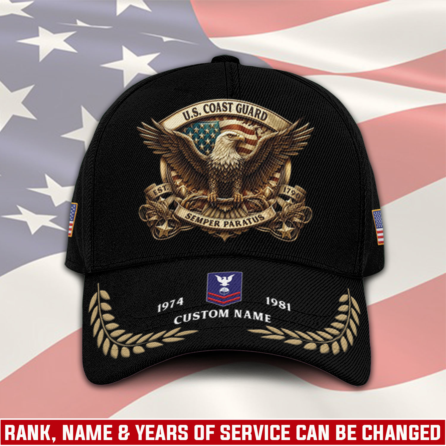 US Coast Guard, Served With Pride - Classic Cap