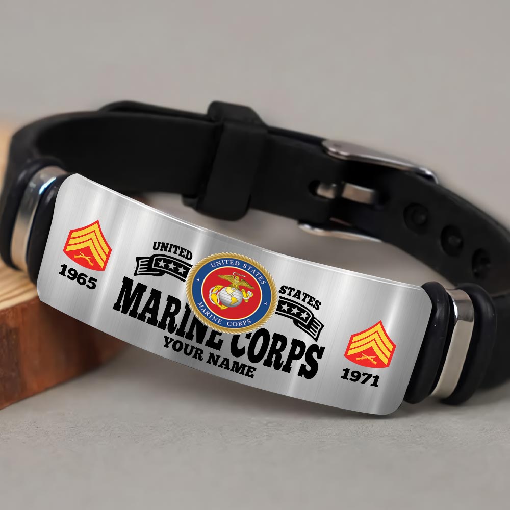 US Marine Corps, Never Retreat, Never Surrender - Bracelet - Image 3