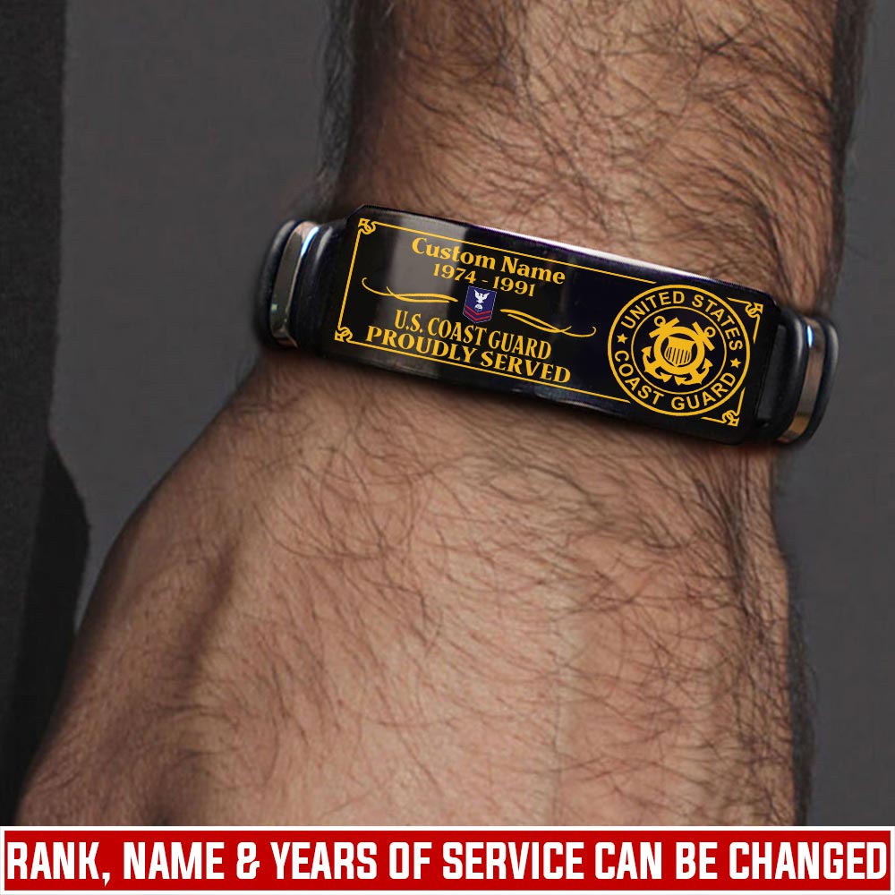 US Coast Guard, Honoring All Who Served - Bracelet