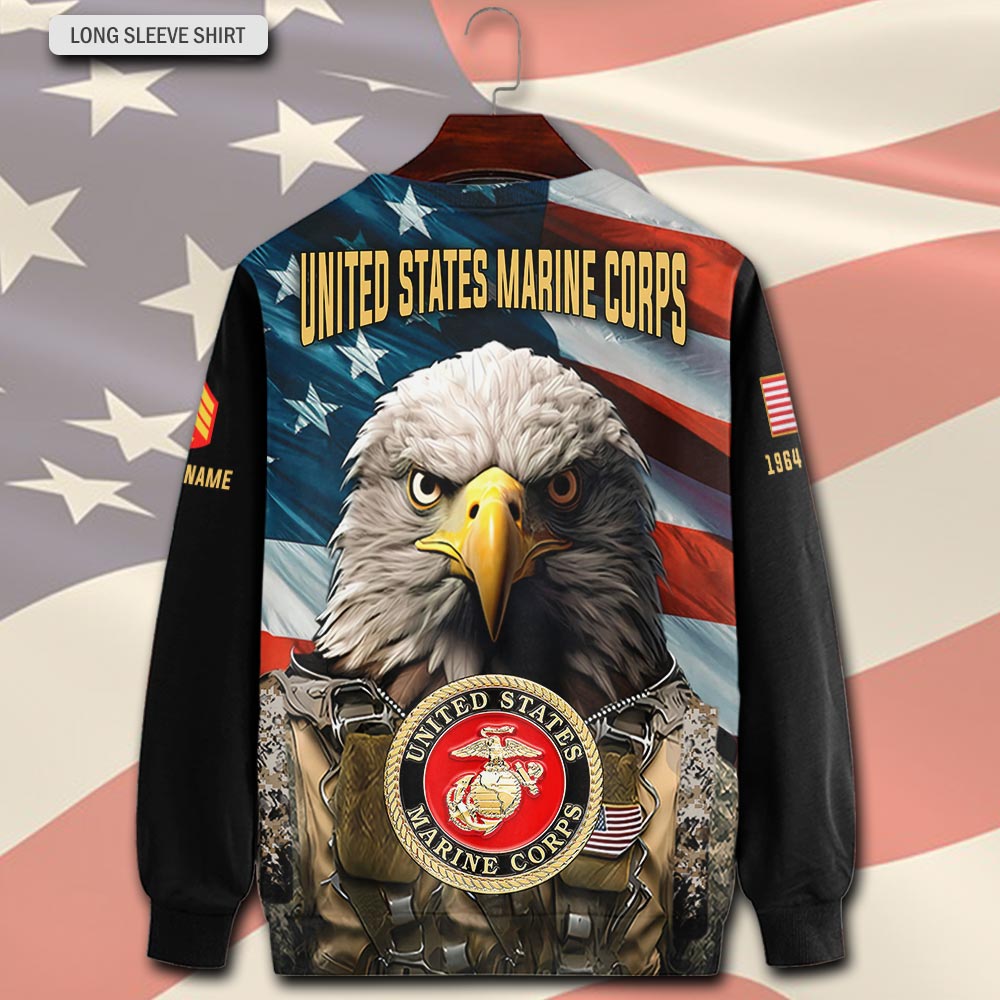 US Marine Corps, Once A Marine, Always A Marine - Sweatshirt - Image 3