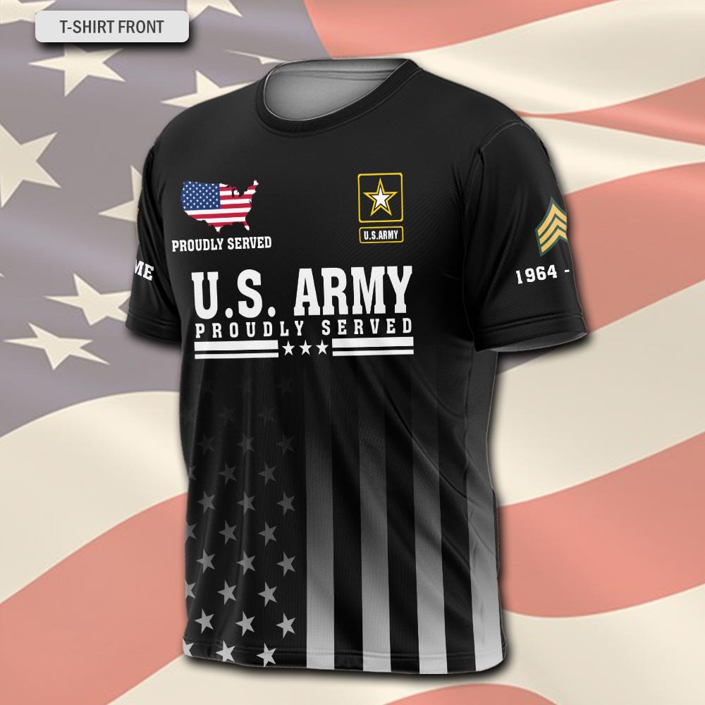 US Army, E 8 Army First Sergeant - T-Shirt - Image 2