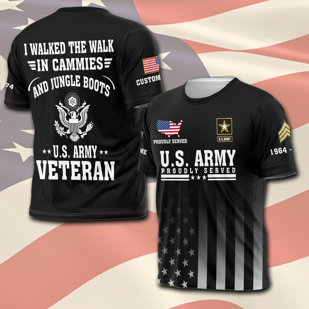 US Army, E 8 Army First Sergeant - T-Shirt