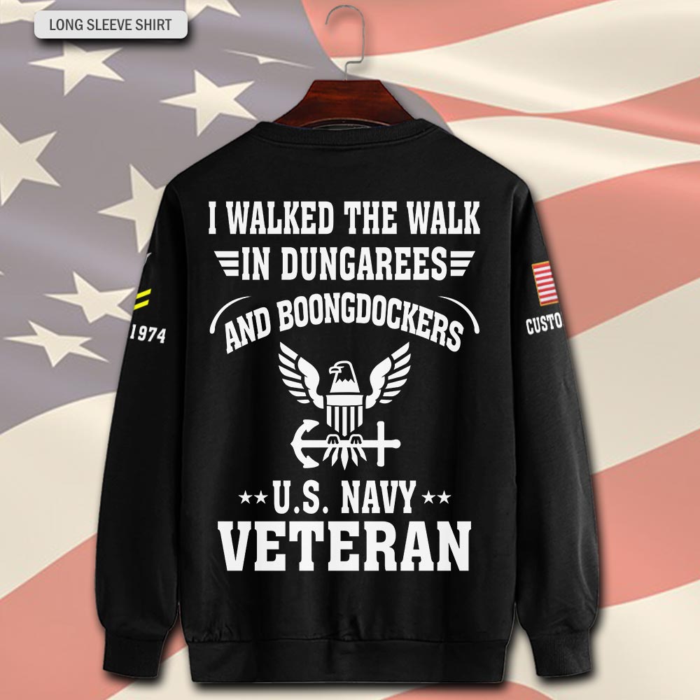 US Navy, E 6 Gold - Sweatshirt - Image 3