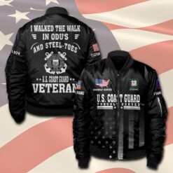 US Coast Guard, I Walked The Walk - Bomber Jacket