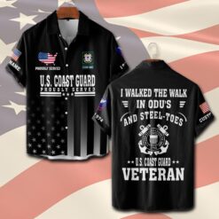 US Coast Guard, Always Ready - Short Sleeve Button Shirt