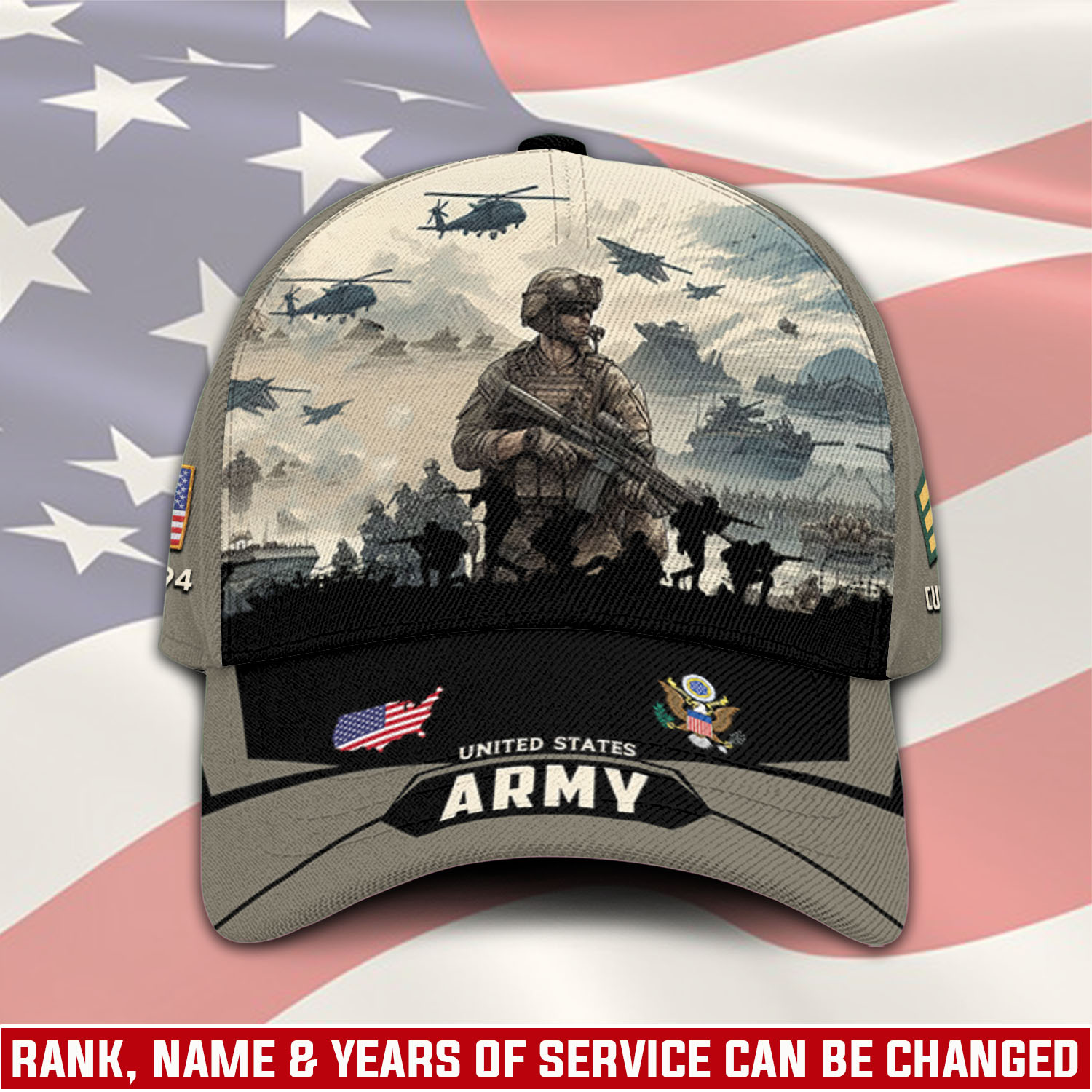 US Army, Duty, Honor, Country - Classic Cap