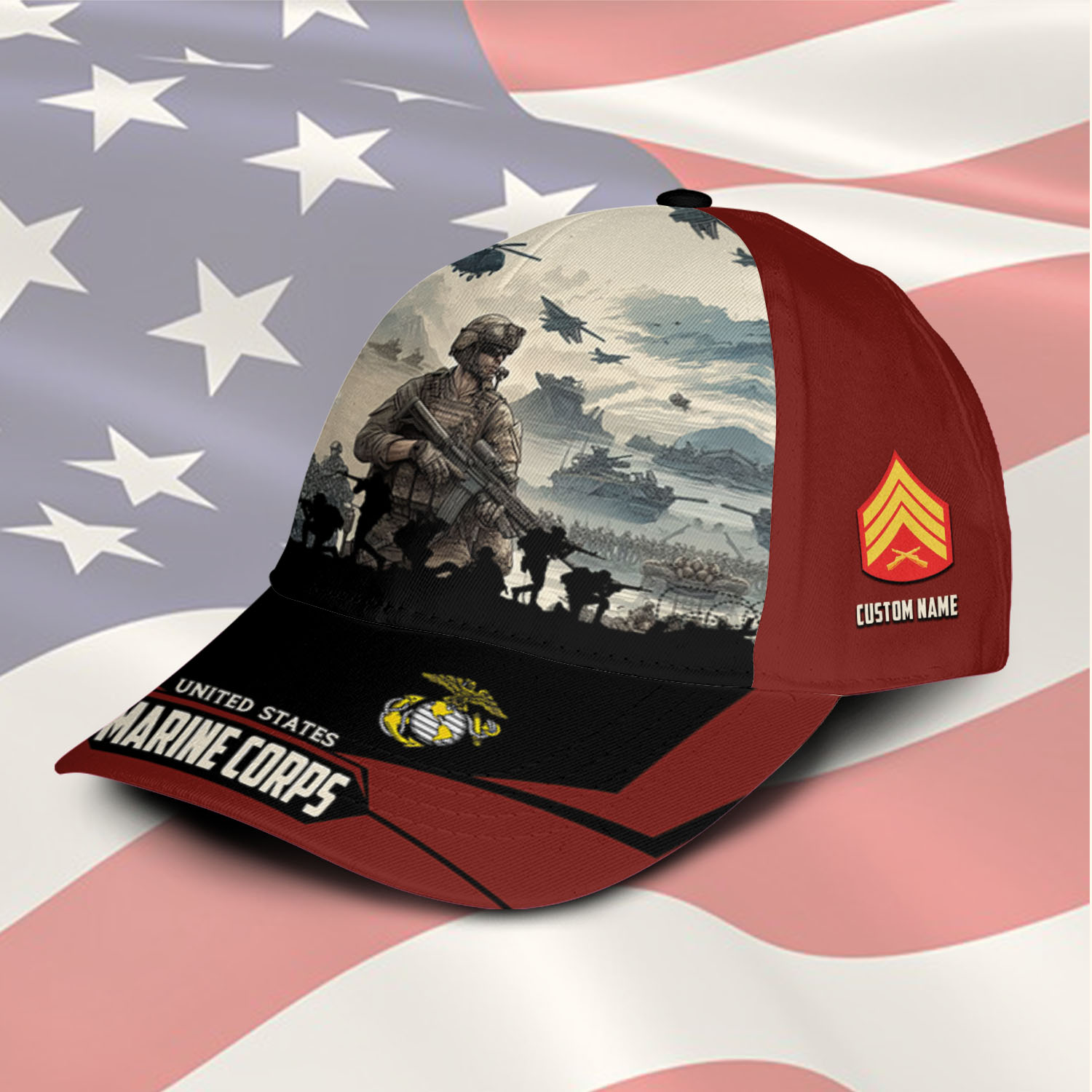 US Marine Corps, Proud To Have Served - Classic Cap - Image 2