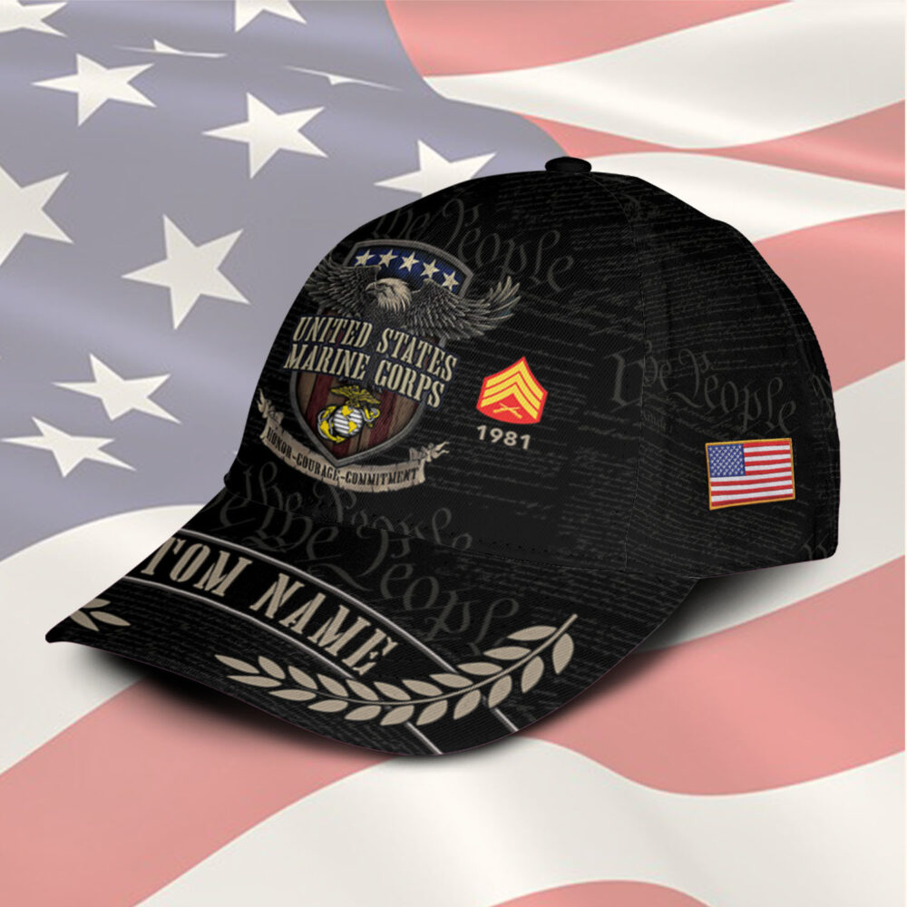 US Marine Corps, O 2 Marines First Lieutenant - Classic Cap - Image 2