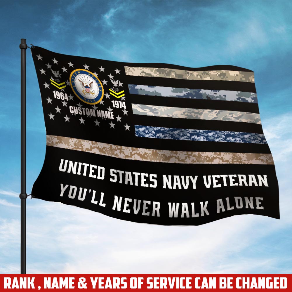 US Navy, Always Remember, Never Forget - Flying Flag 5×8 Feet(152×244 Cm)