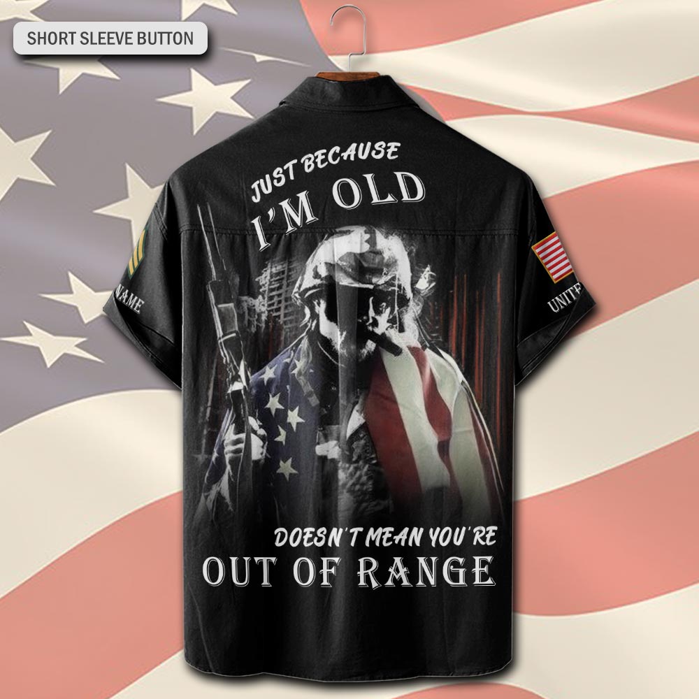 US Army, E 9 Army Command Sergeant Major - Short Sleeve Button Shirt - Image 3