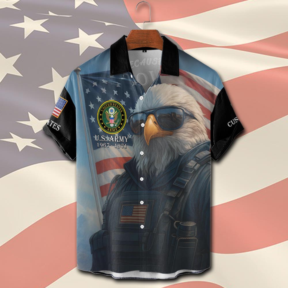 US Army, E 9 Army Command Sergeant Major - Short Sleeve Button Shirt - Image 2