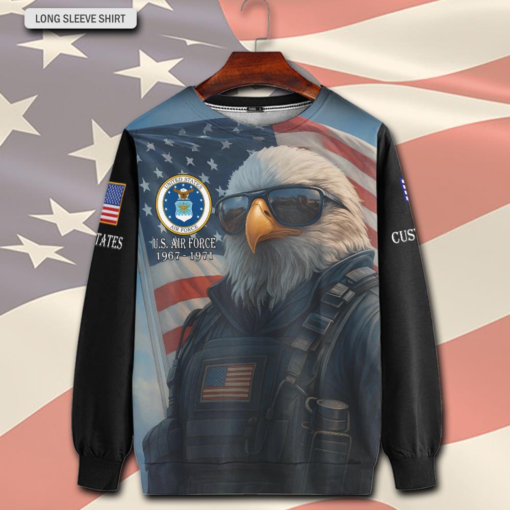 US Air Force , Honoring All Who Served - Sweatshirt - Image 2