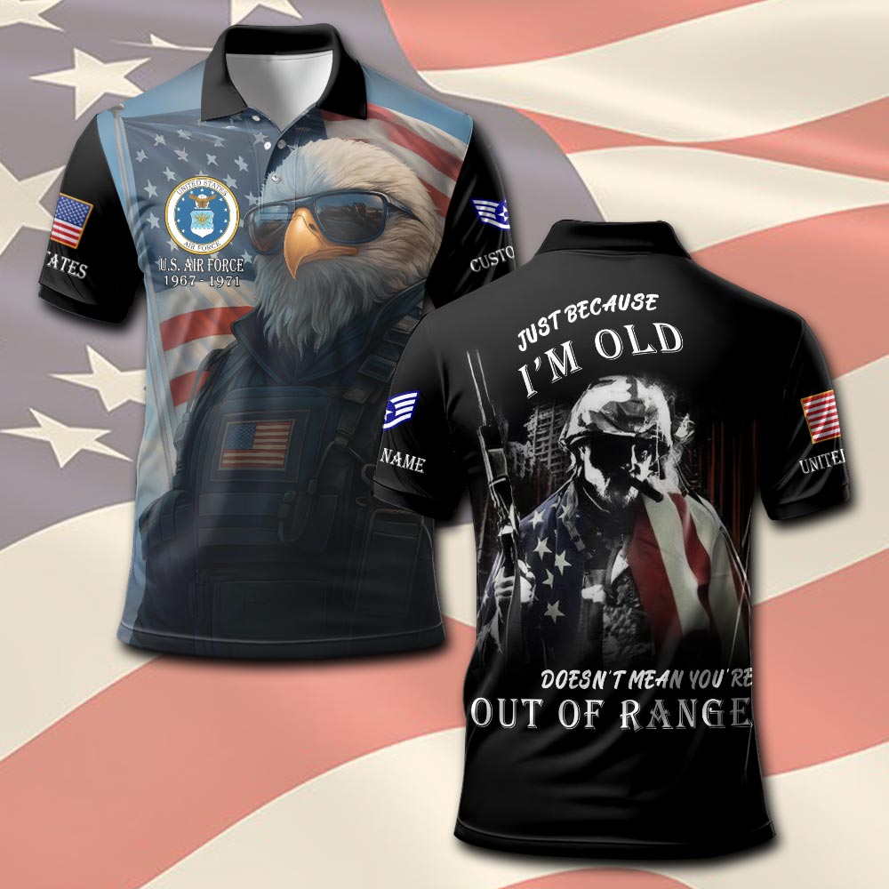 US Air Force , Always Remember, Never Forget - Polo Shirt