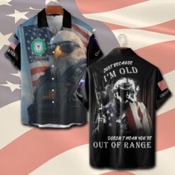 US Coast Guard, E 2 Blue - Short Sleeve Button Shirt