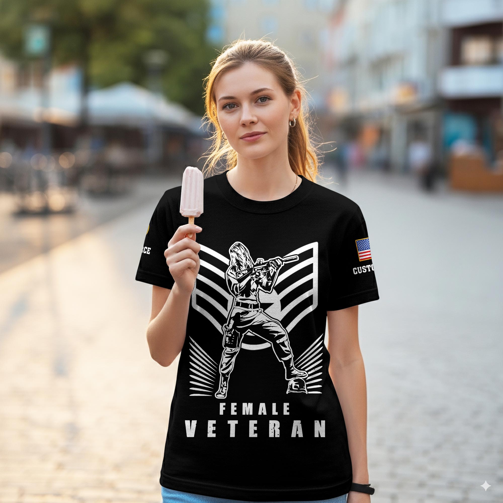 US Air Force , O 4 Air Force Major - Women T-Shirt - Image 2