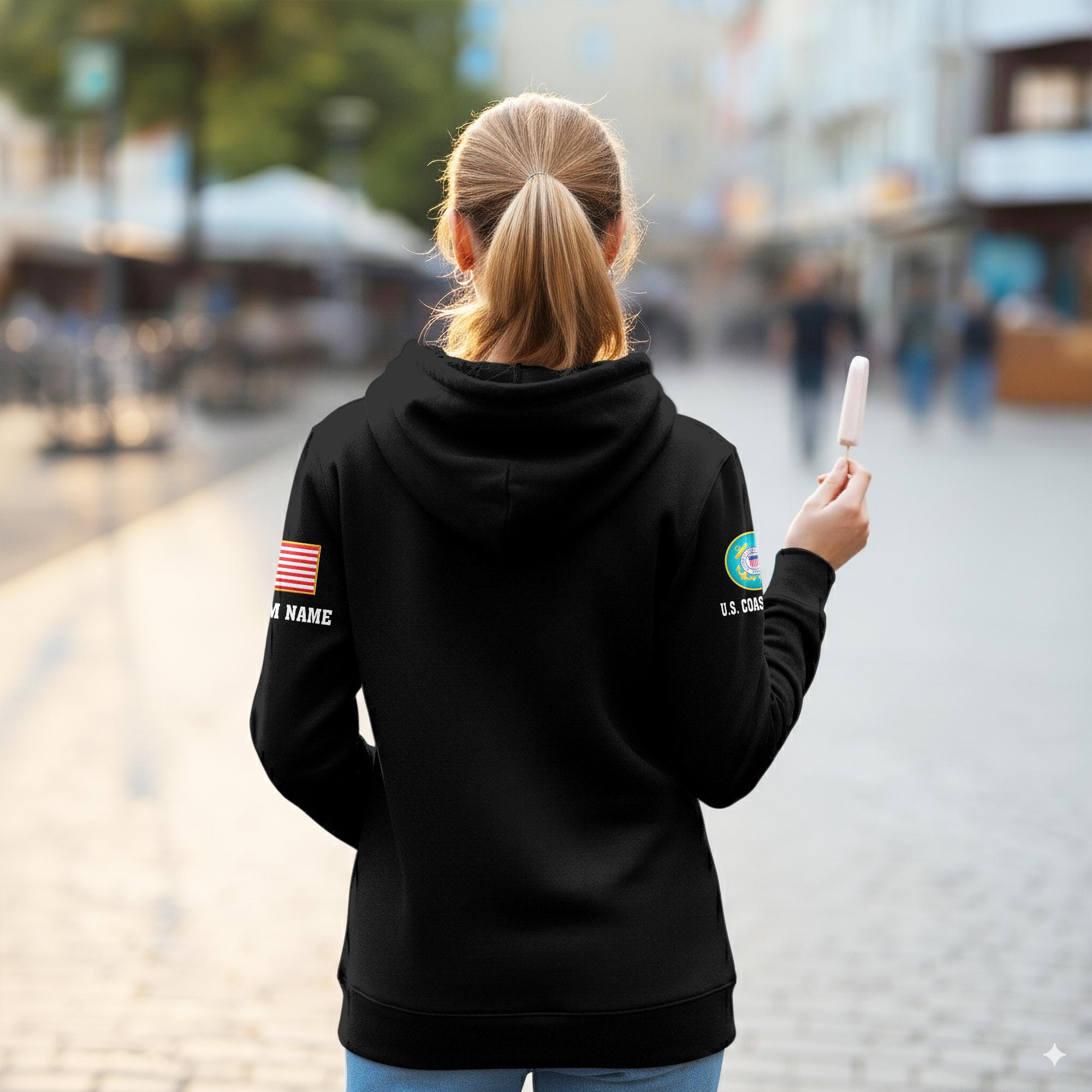 US Coast Guard, Always Ready - Women Hoodie - Image 3