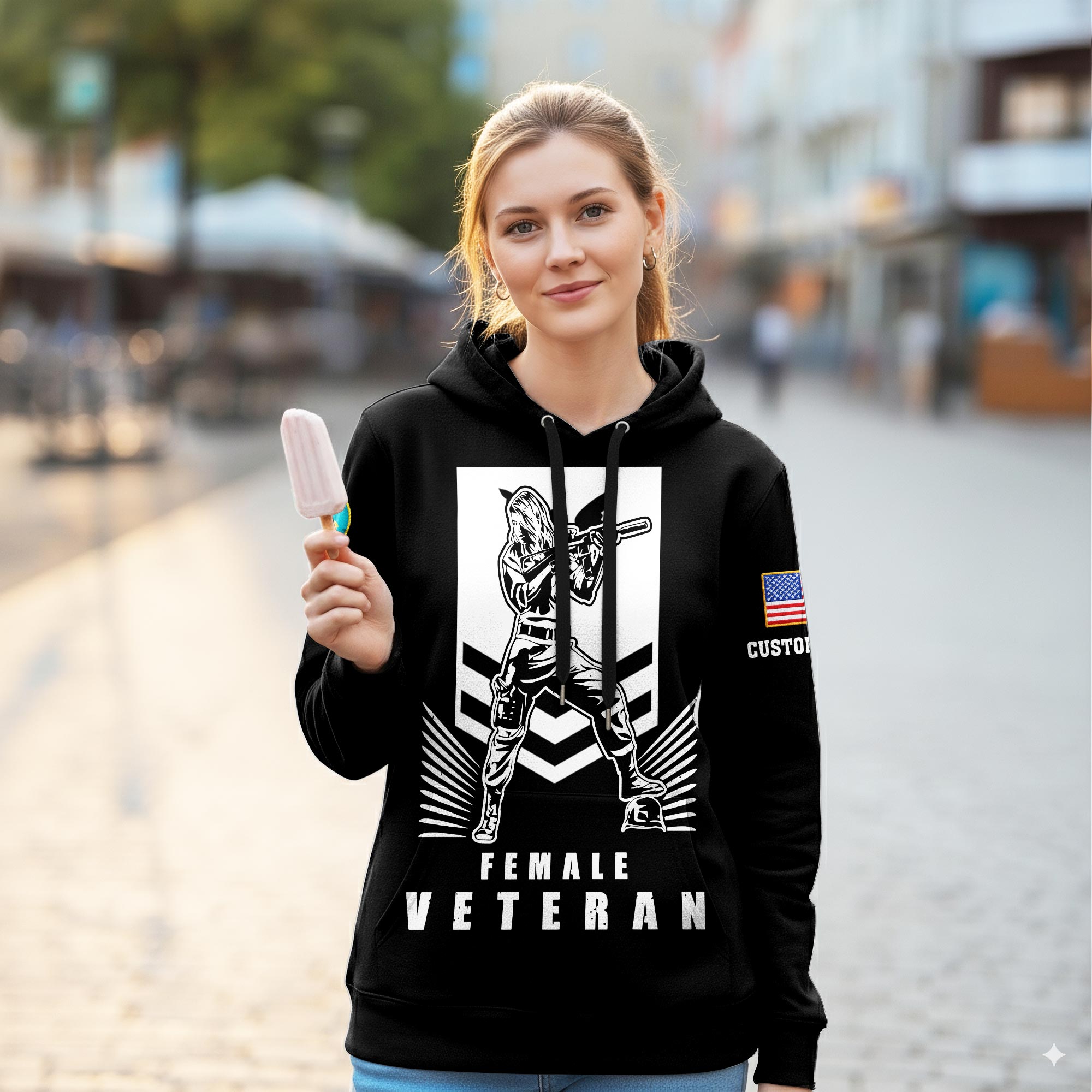 US Coast Guard, Always Ready - Women Hoodie - Image 2