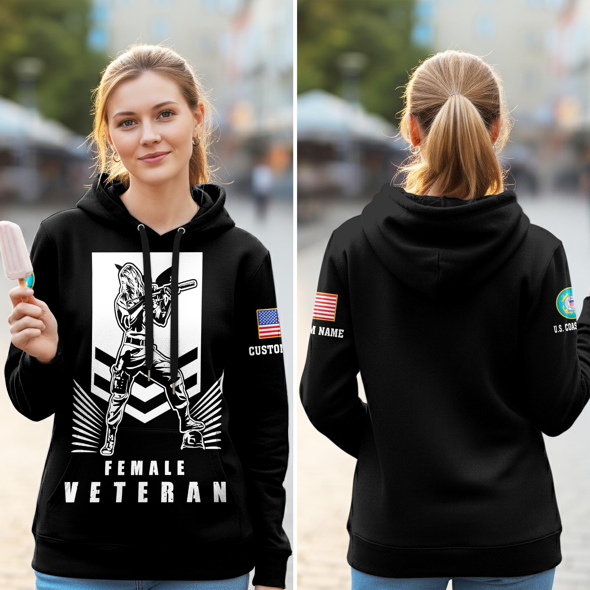 US Coast Guard, Always Ready - Women Hoodie