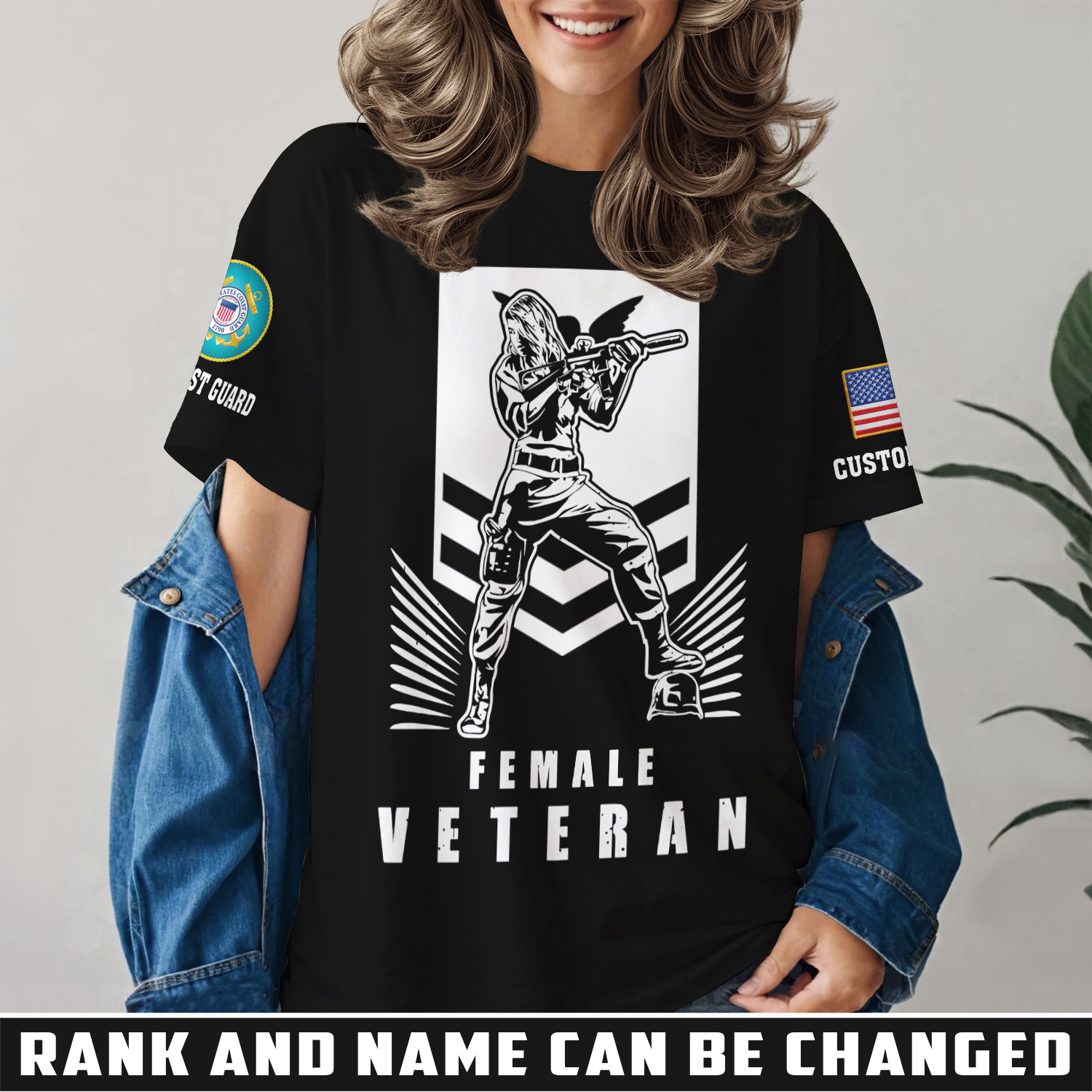 US Coast Guard, E 8 Gold - Women T-Shirt