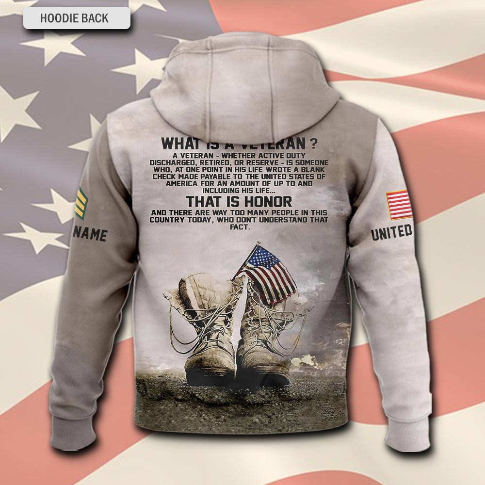 US Army, W 4 Army Chief Warrant Officer 4 - Hoodie - Image 3