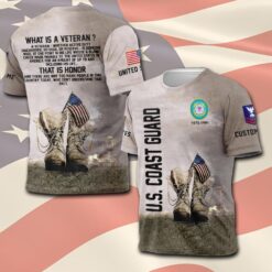 US Coast Guard, Honor, Duty, Service - T-Shirt