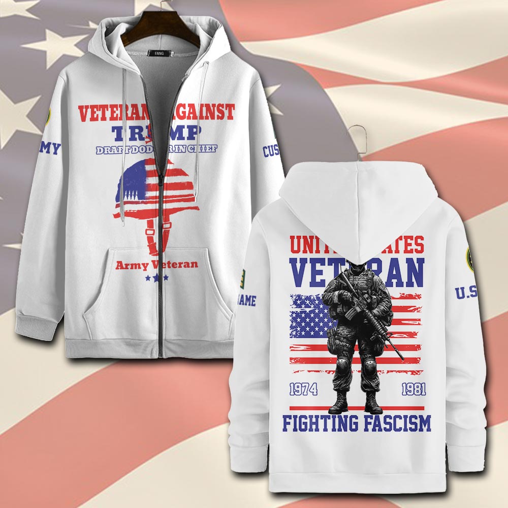 US Army, Proud To Have Served - Zip Hoodie