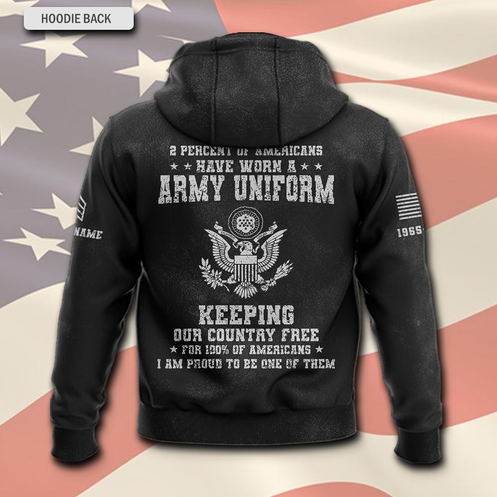 US Army, Freedom Isn't Free - Hoodie - Image 3