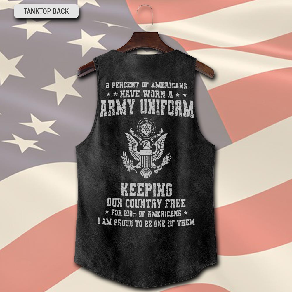 US Army, E 3 Army Private First Class - Tank-Top - Image 3