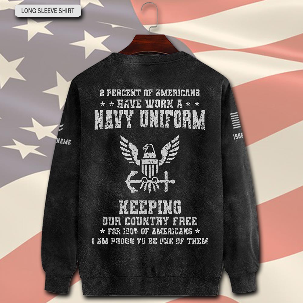 US Navy, E 5 Gold - Sweatshirt - Image 3