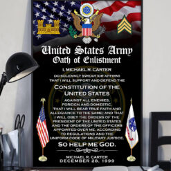 Army Branch, O 6 Army Colonel - Poster With Frame 10x8in (Recommended)