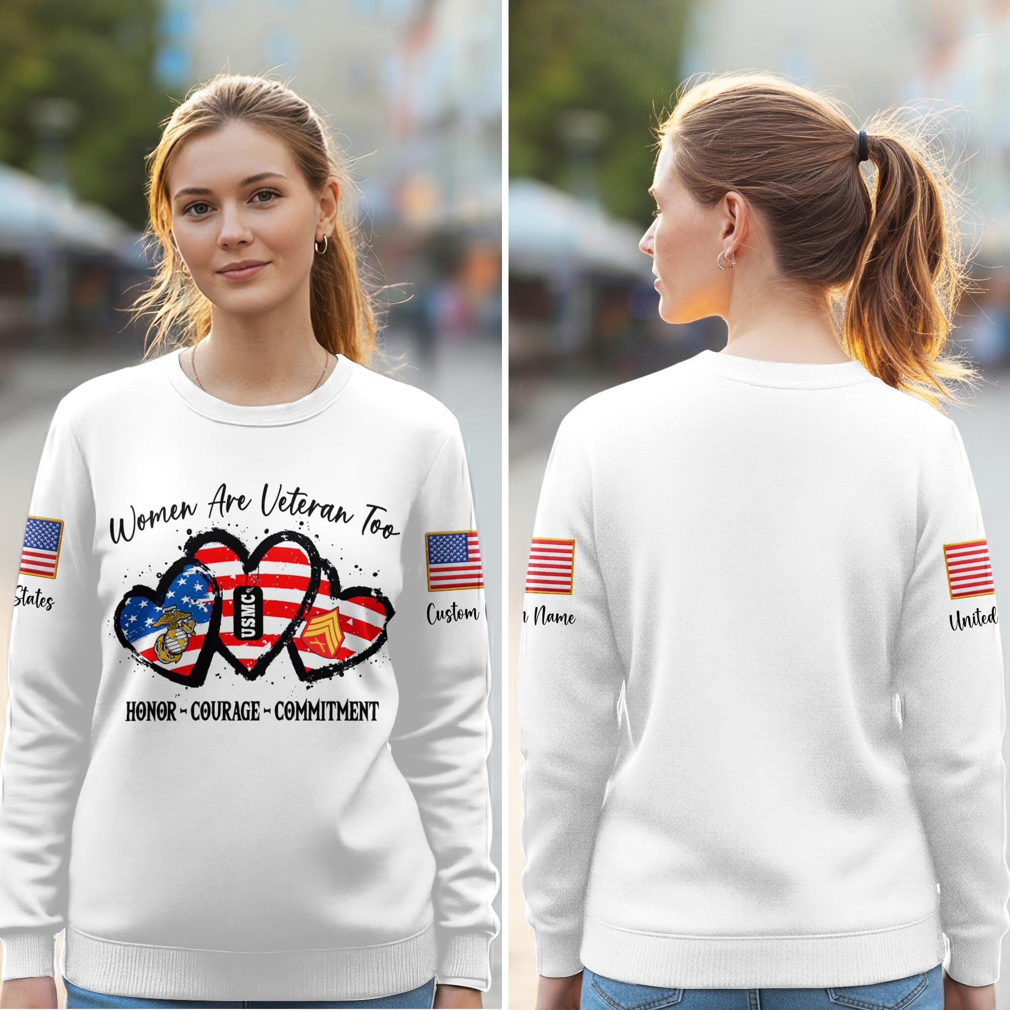 US Marine Corps, Served With Pride - Women Sweatshirt