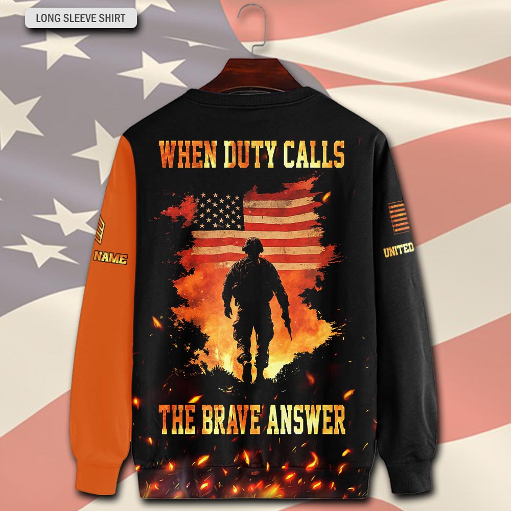 US Army, E 4 Army Corporal - Sweatshirt - Image 3