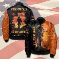 US Coast Guard, Born Ready - Bomber Jacket
