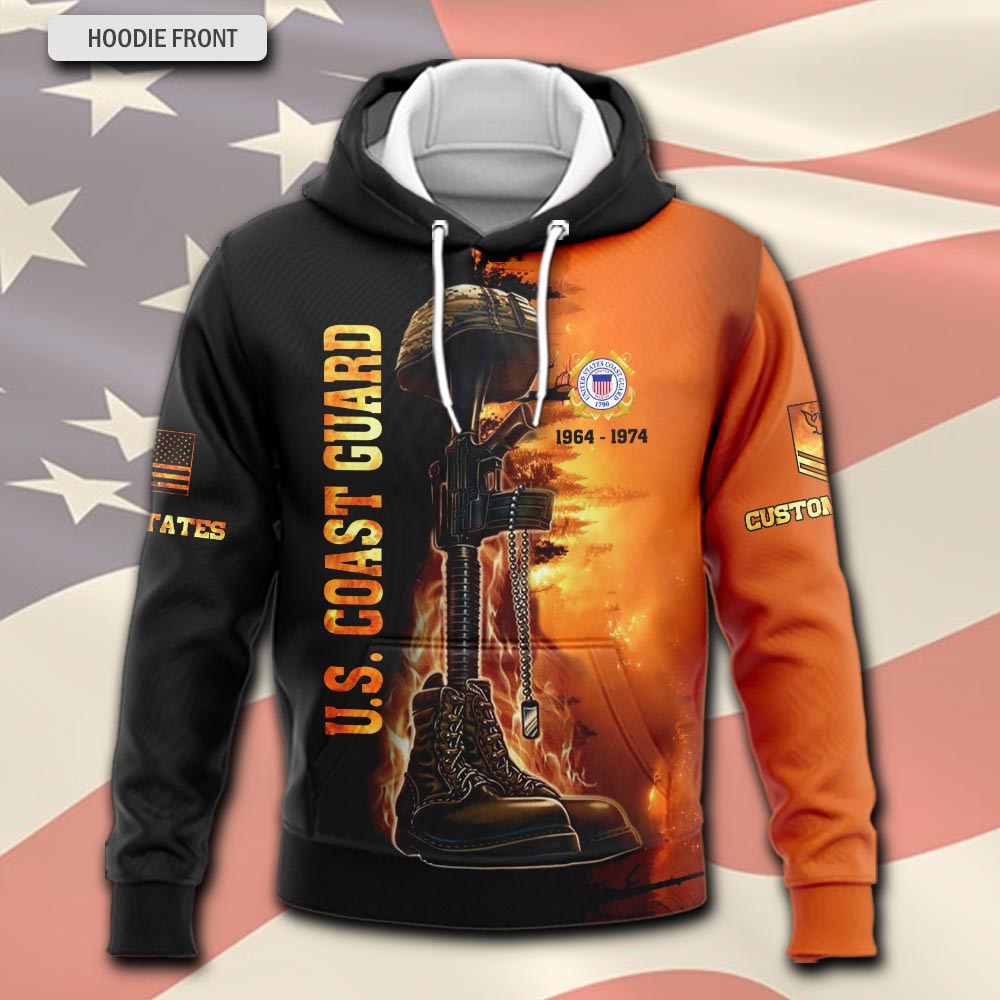 US Coast Guard, Served With Pride - Hoodie - Image 2