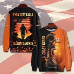 US Coast Guard, E 7 Red - Sweatshirt