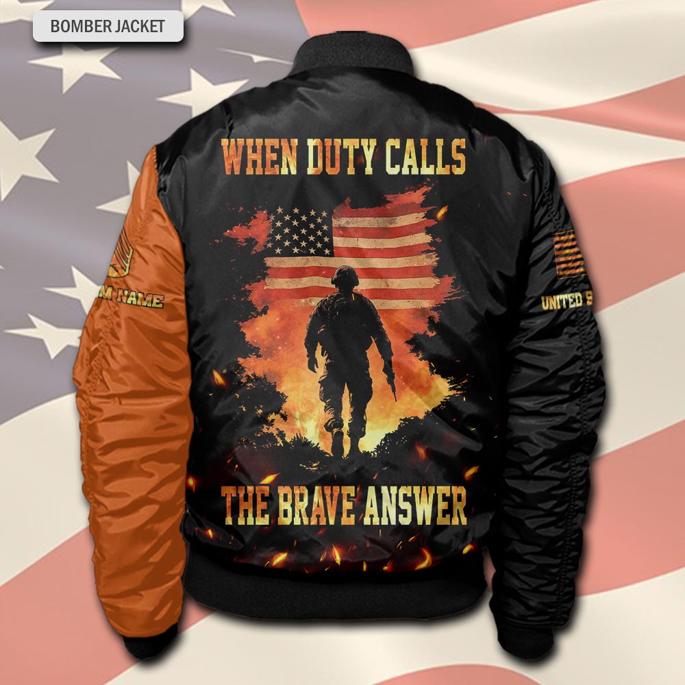 US Marine Corps, E 2 Marines Private First Class - Bomber Jacket - Image 3