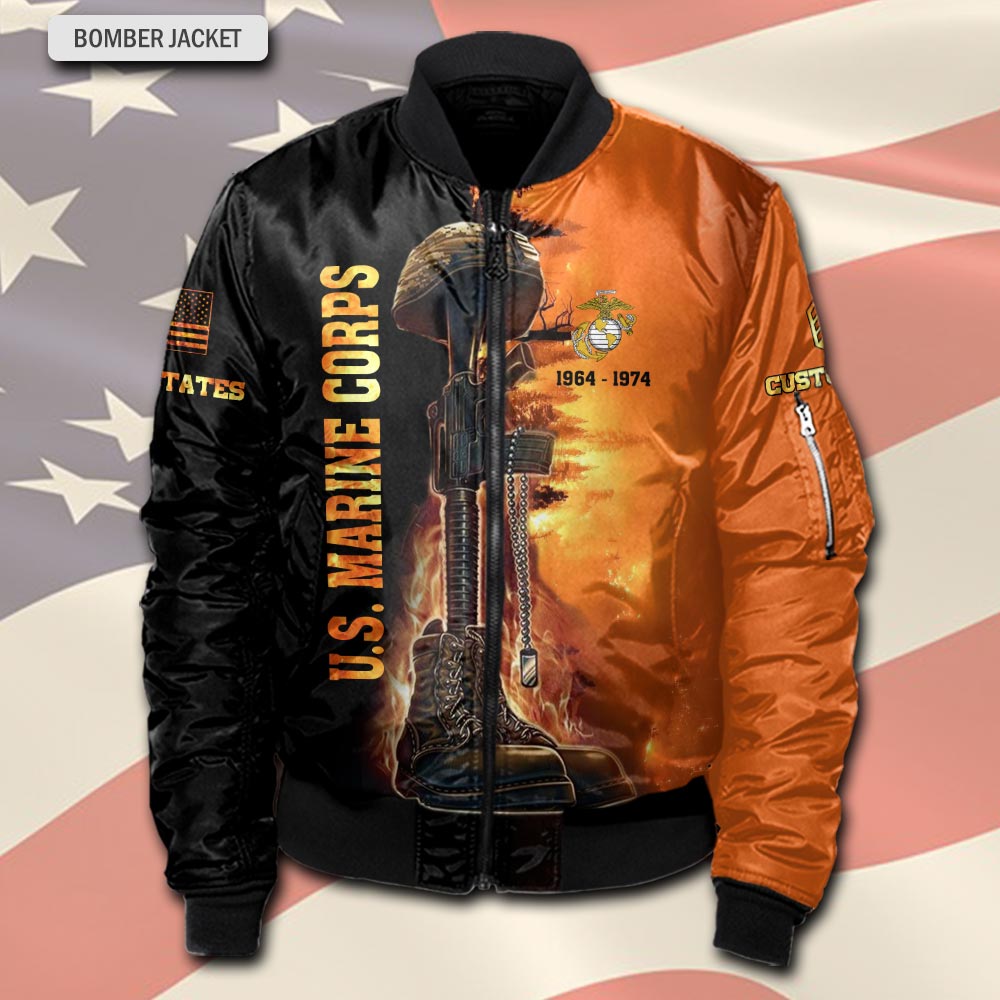 US Marine Corps, E 2 Marines Private First Class - Bomber Jacket - Image 2