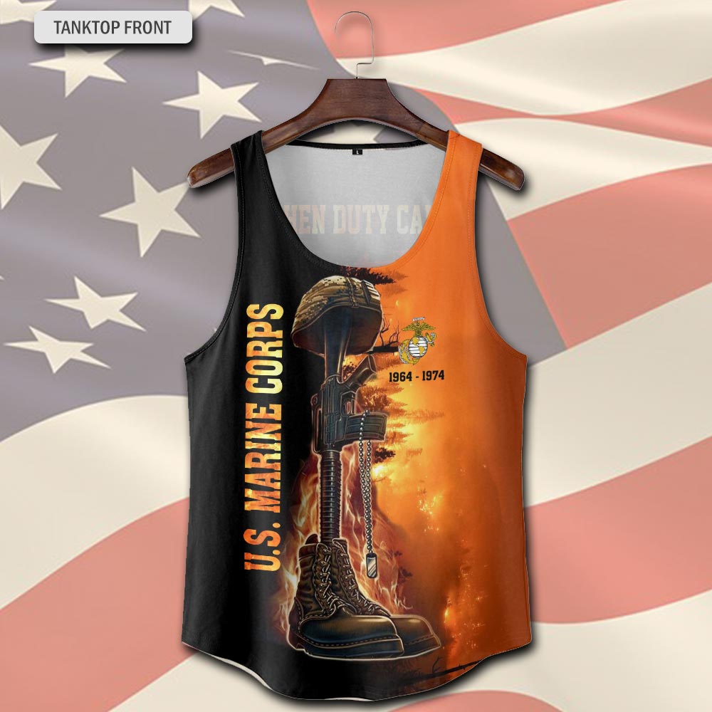 US Marine Corps, No One Gets Left Behind - Tank-Top - Image 2