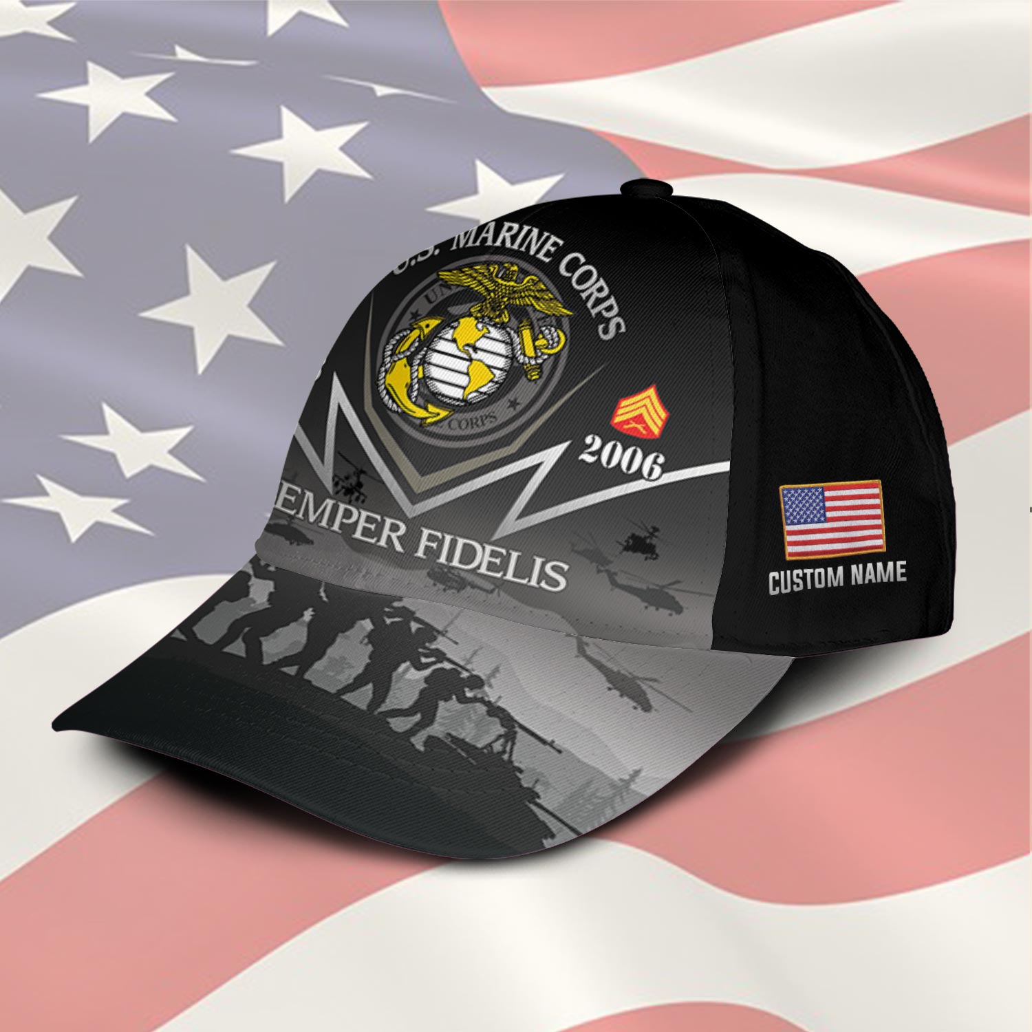US Marine Corps, Semper Fidelis - Classic Cap - Image 2