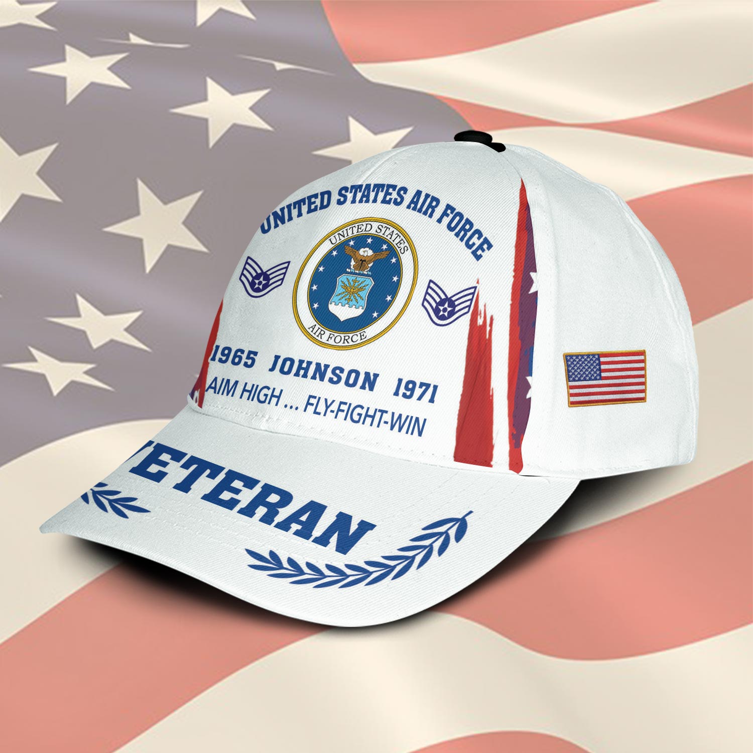 US Air Force, E 2 Air Force Airman - Classic Cap - Image 2