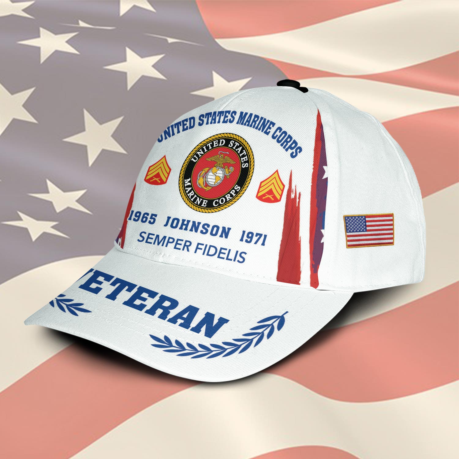 US Marine Corps, W 4 Marines Chief Warrant Officer 4 - Classic Cap - Image 2