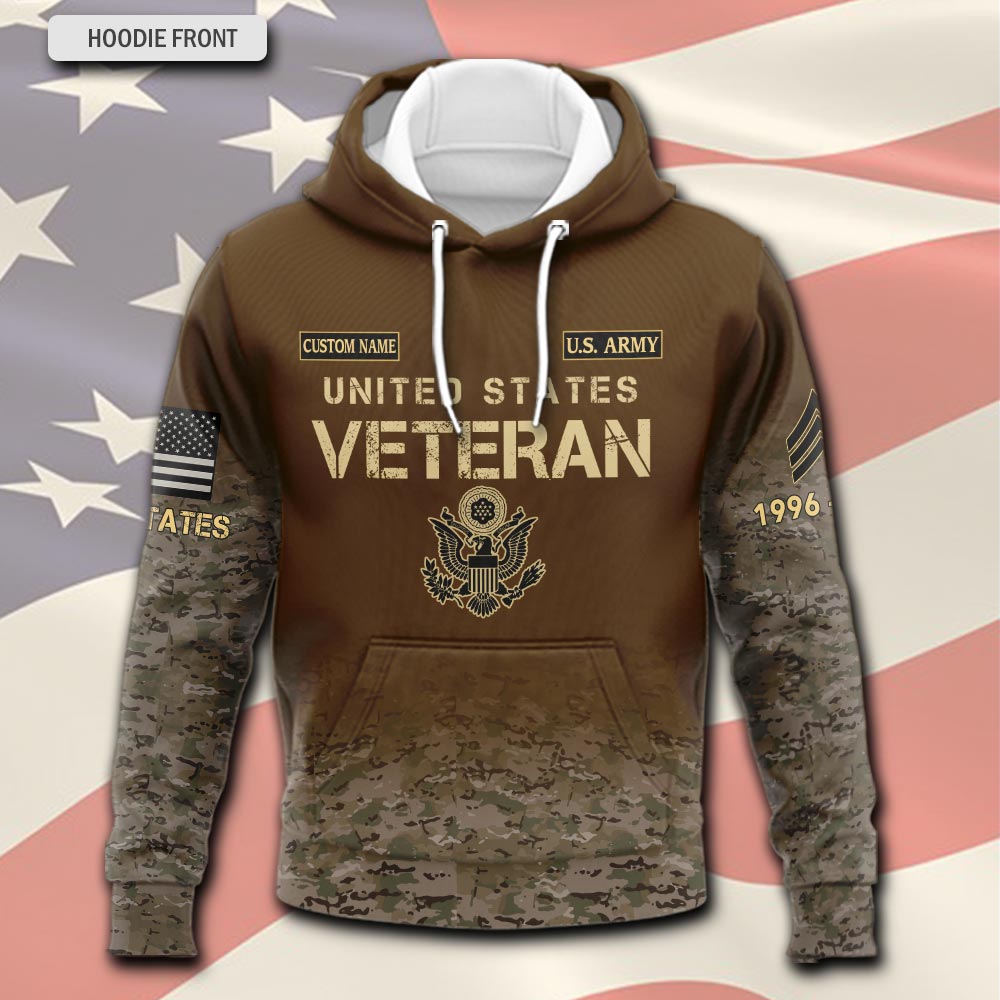 US Army, Honoring All Who Served - Hoodie - Image 2