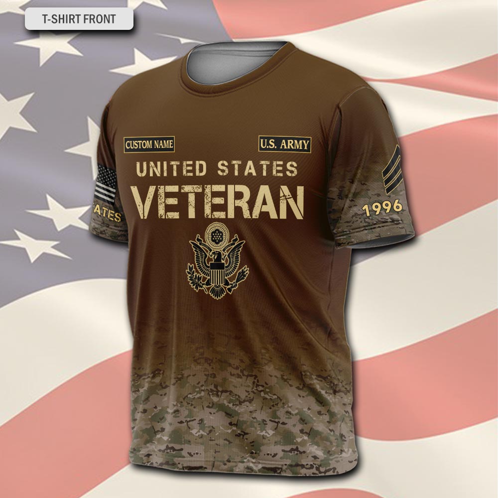 US Army, Freedom Over Fear - T-Shirt - Image 2