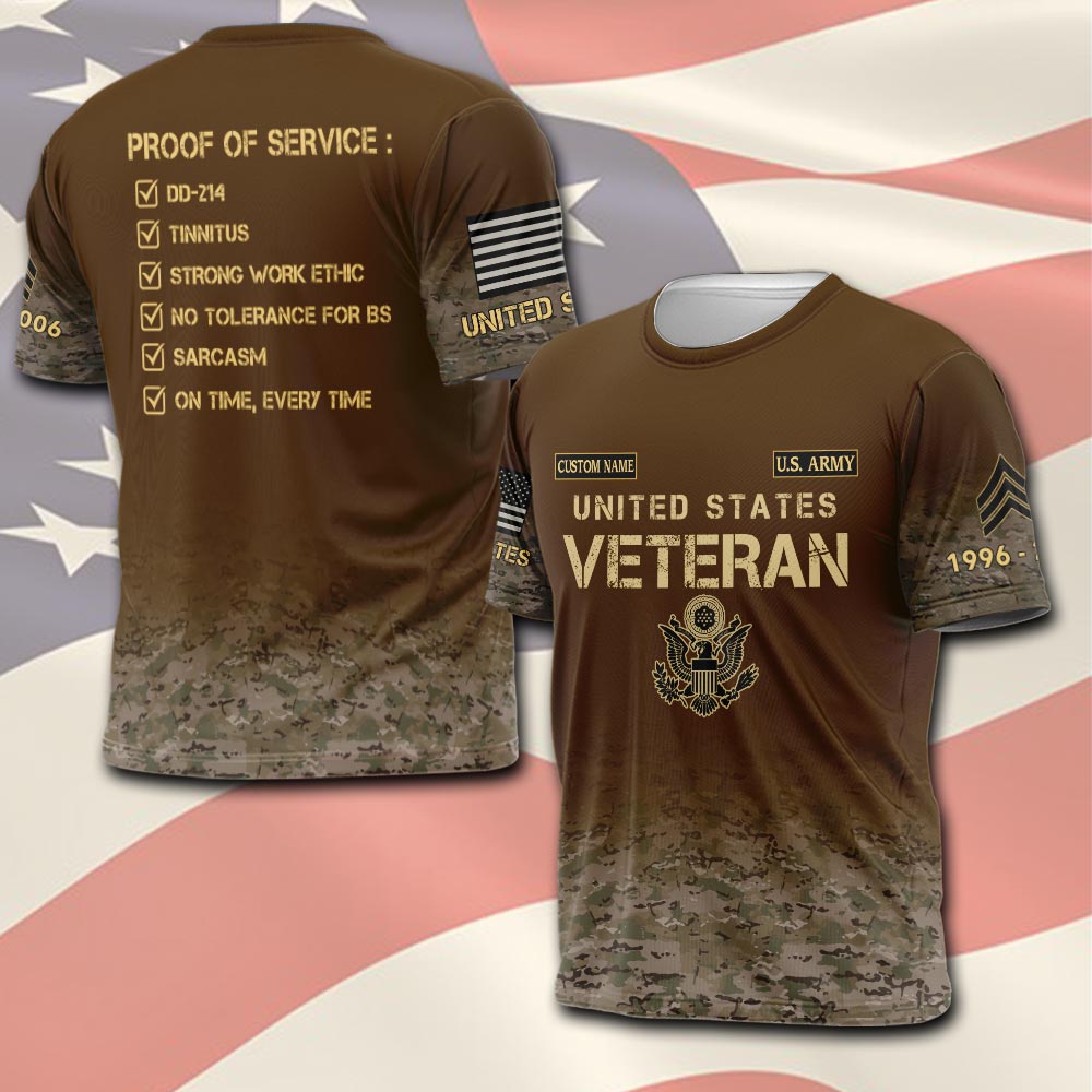 US Army, Freedom Over Fear - T-Shirt