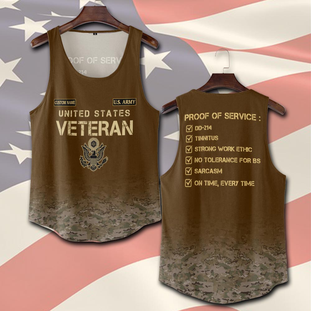 US Army, Proud To Have Served - Tank-Top