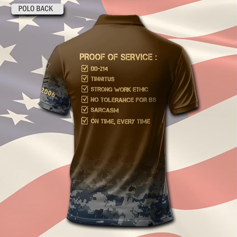 US Navy, Honor The Fallen - Polo Shirt - Image 3