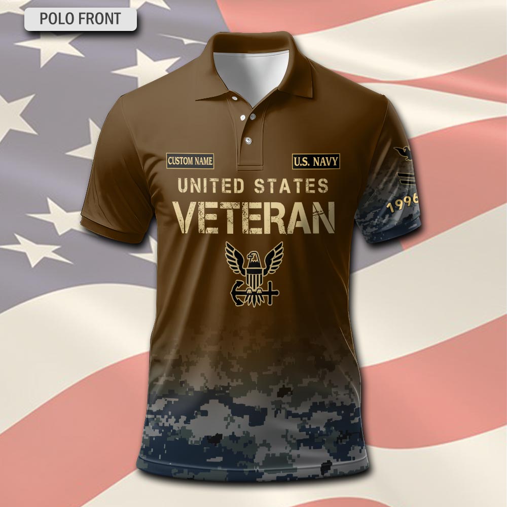 US Navy, Honor The Fallen - Polo Shirt - Image 2